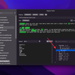 Online Regex/Test String Validation Tool