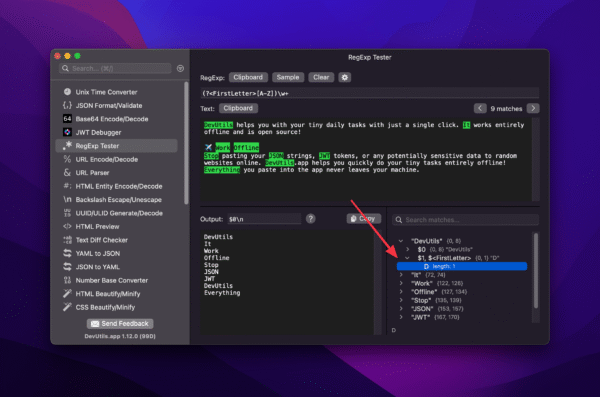 Online Regex/Test String Validation Tool